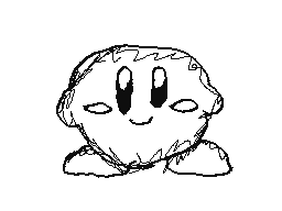 Kirby blinking!