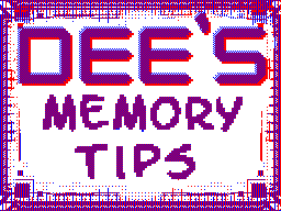 Memory Tips