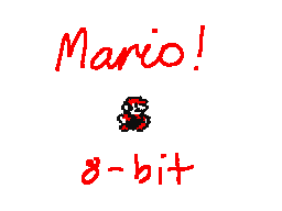 Mario 8-bit Walk Animation